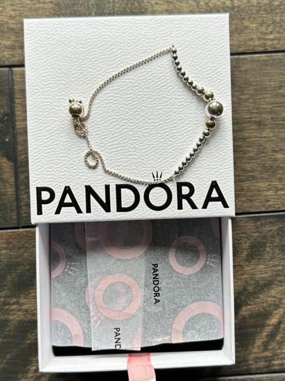 Pandora Beaded Slider Bracelet - NEW